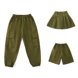 裤 新款 军绿色军训长裤 子春秋装 宝宝童装 儿童工装 夏装 男童裤 休闲裤