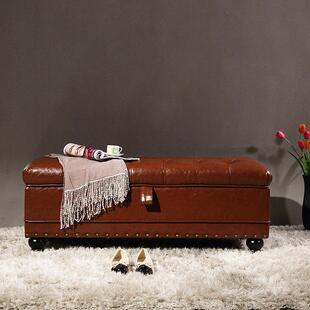 欧式穿试换鞋凳储物理髲服装店长条小沙发长凳阳台床尾收纳皮凳子