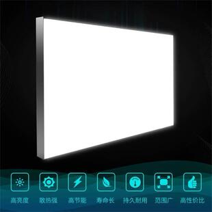 uv软膜天花透光led无边框卡布灯箱悬吊式天花板定做圆形双面六边