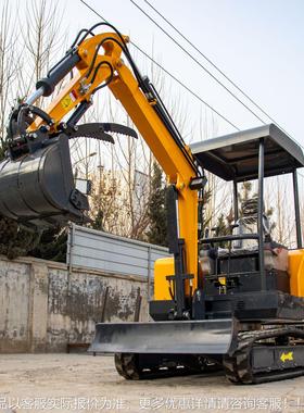 源头工功厂  出口欧洲吨小型挖3掘机液压先HT30小型导操作多能挖