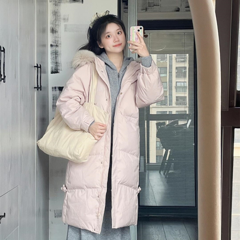 北城之雪设计感法式小众加厚羽绒棉服女冬季新款毛领洋气减龄外套