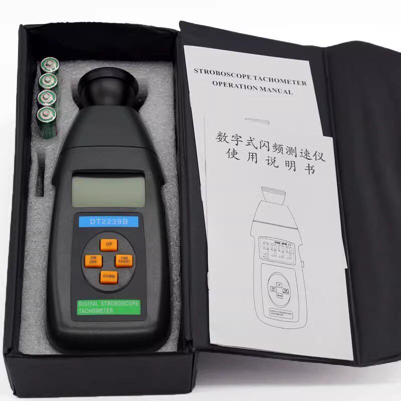 DT2239B数字式闪频测转速转速仪测速表 马达转速 电机转速 闪频仪图片