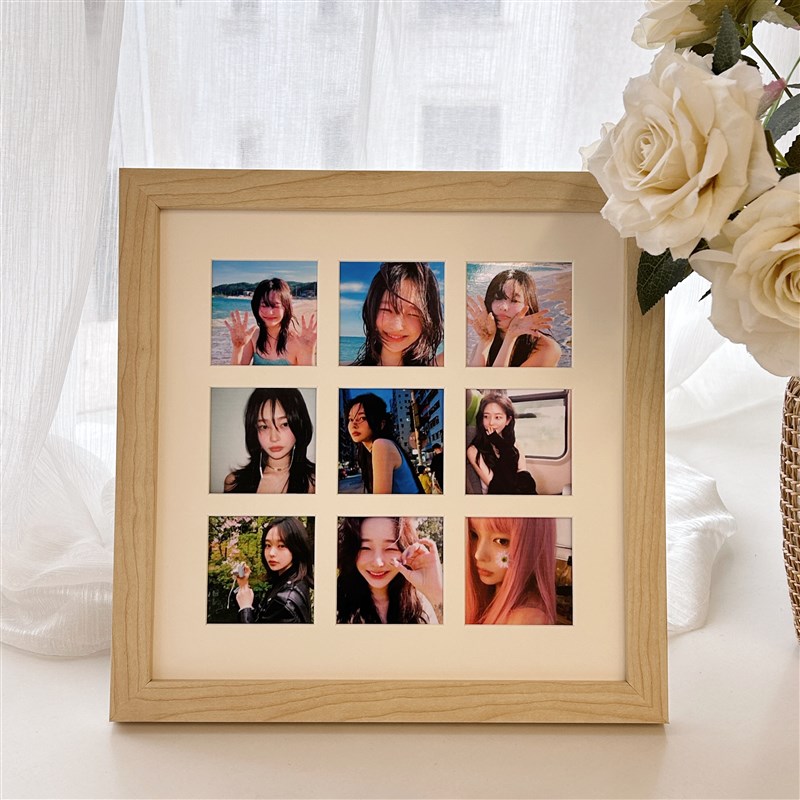 九9宫格相框洗照片打印diy定制纪念册生日礼物挂墙情侣婚纱照画框