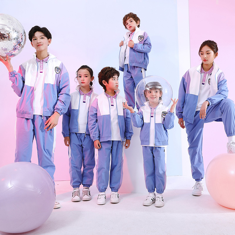 儿童校服套装幼儿园春秋装三四件套小学生运动会班服夏装园服秋季