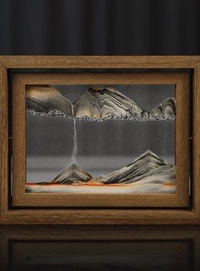 3d立体流沙画大号教师节礼物生日礼物送男生沙漏摆件3d夜灯流沙画