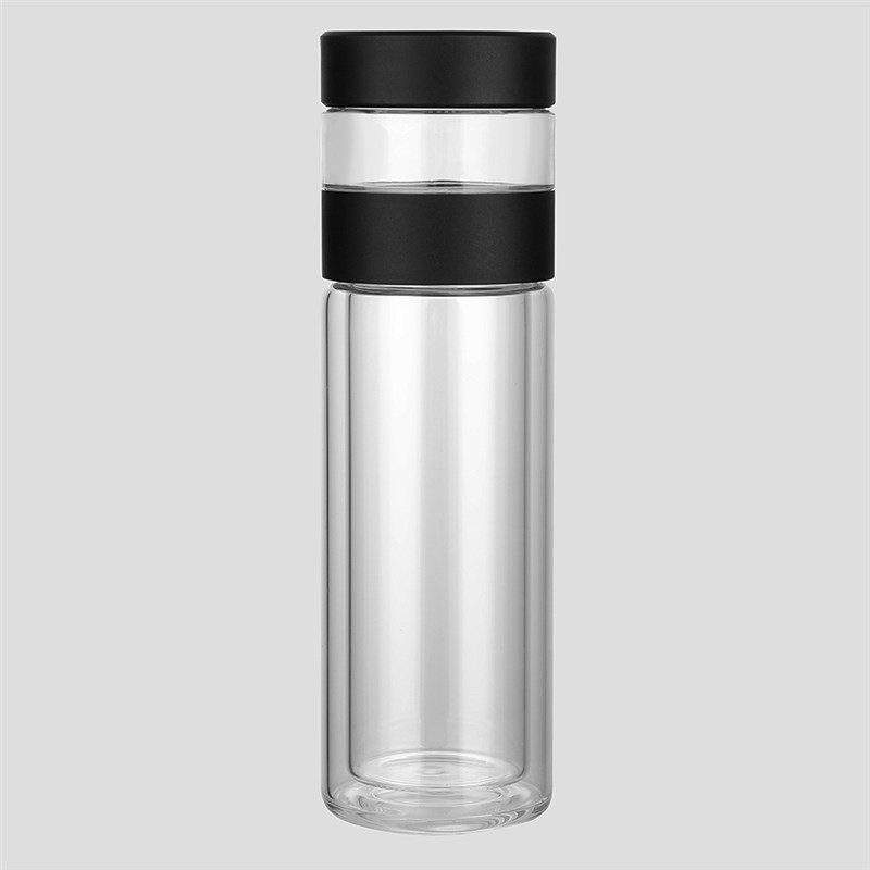 爆款茶水分离玻璃水杯男女学生便携带过滤网办公杯商务耐高温茶杯
