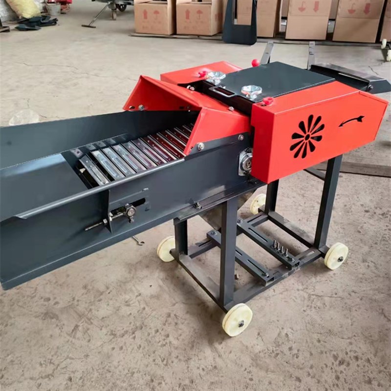 干湿两用铡草揉搓机 自动进料链条传动铡切机 移动方便青储切草机