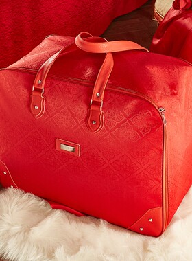 婚庆四件套1.g8米刺绣龙凤百子图十件套大红色结婚W六件套床上用