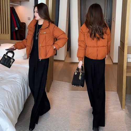 冬季短款棉衣棉服女款2025新款小个子时尚洋气加厚保暖面包服外套