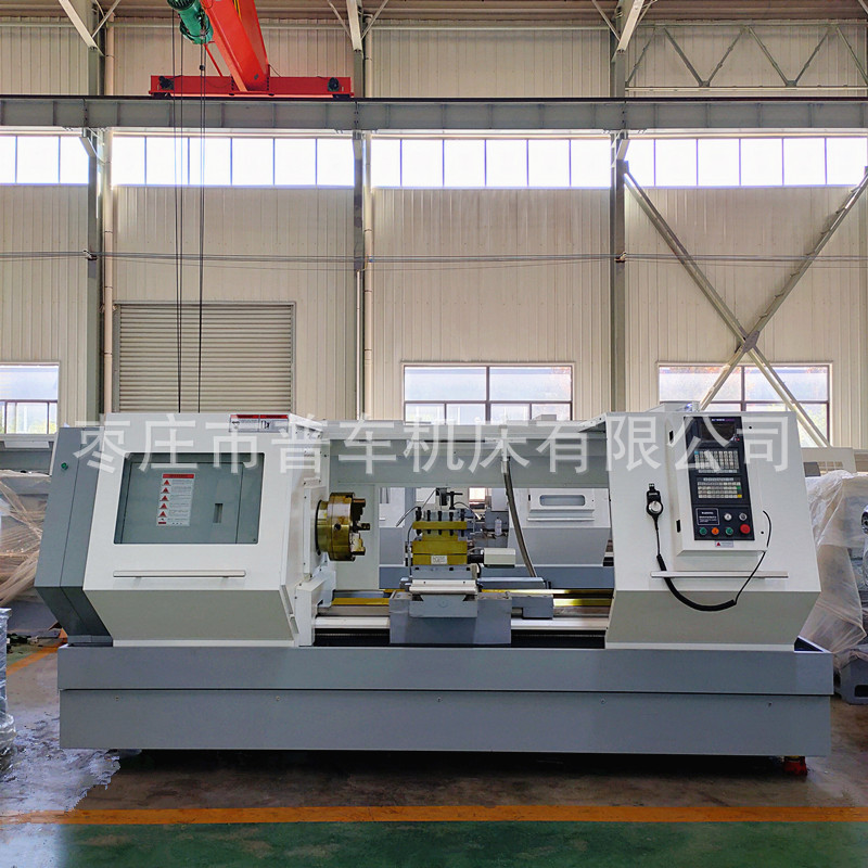 实体厂家CK6180X1500数控车床主轴四挡变频器调速导轨宽度600