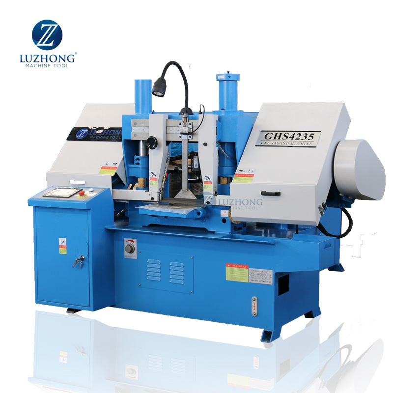 数控锯床GHS4235锯床金属带锯床 双立柱数控锯床 数控转角锯床