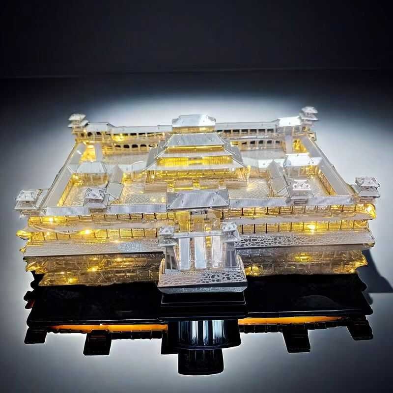 大朝汉宫 3D立体金属拼装模型高难度拼图DIY手工益智成人玩具摆件