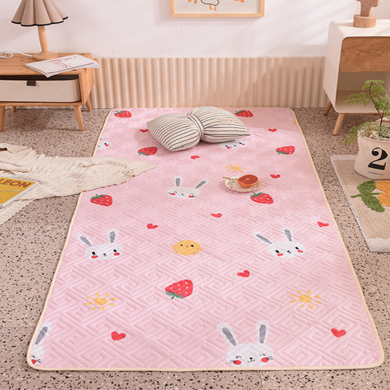 纯棉爬爬垫保护垫可机洗定制布艺儿童爬行垫保P护套婴儿爬爬垫防