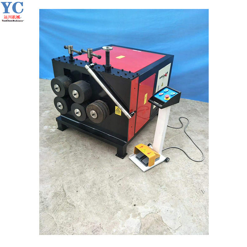 槽钢弯圆机 角铁卷法兰机 型材成型设备 扁铁卷圆机 方管圆管盘圆