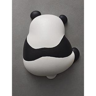 立体熊猫装饰墙贴墙洞电线墙面遮丑装饰盖卫生间遮挡神器墙壁贴画