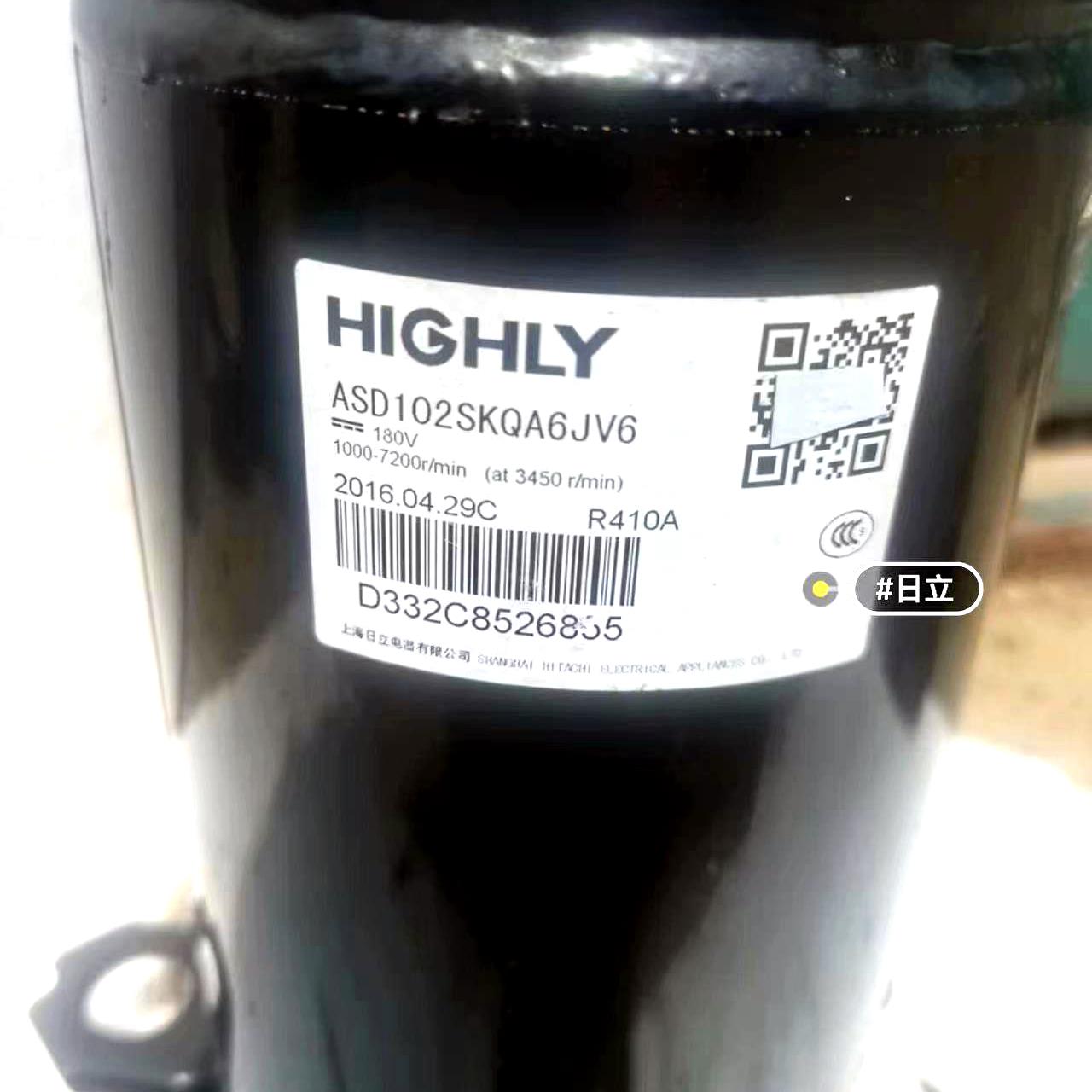 ASD102SKQA6JV6 ASD088 180V直流变频空调压缩机冷媒原装下线 线