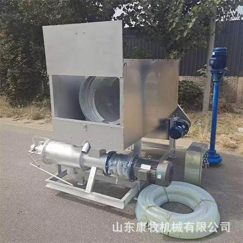 滚筒微滤式固液分离机猪粪牛粪挤压脱水机粪便干湿分离机