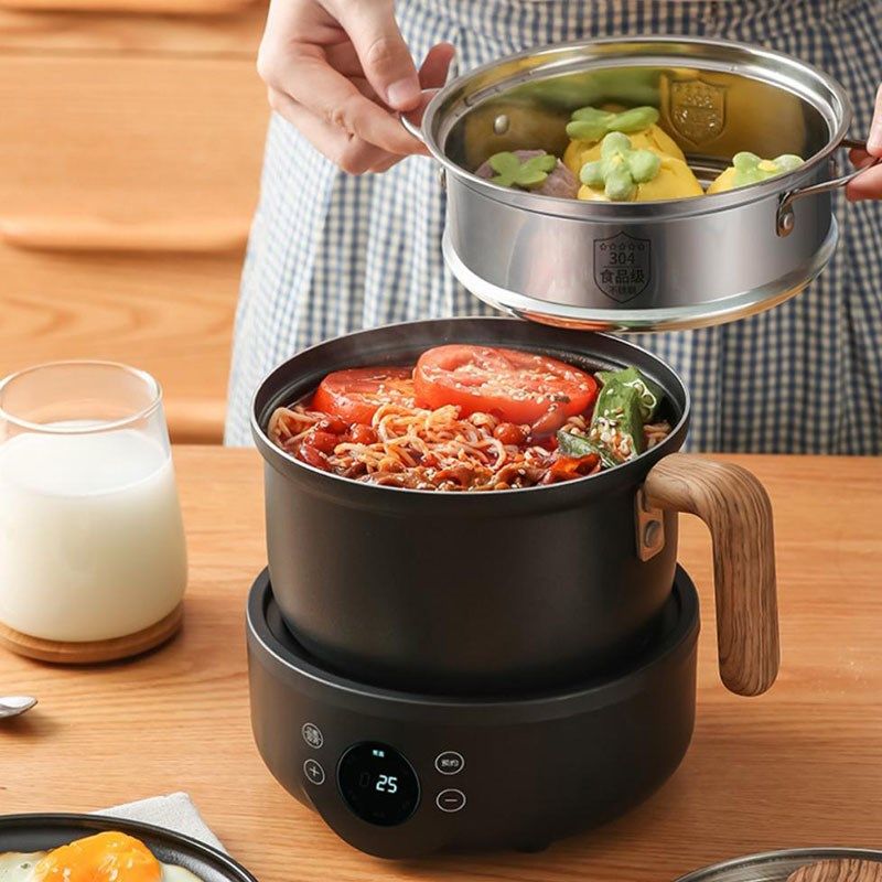 泡面锅碗一体一人食电煮锅煮面小锅宿舍电锅炒煮两用分离式电火锅,厨房电器,电煮锅,淘宝优惠券,粉丝福利购,淘宝优惠卷