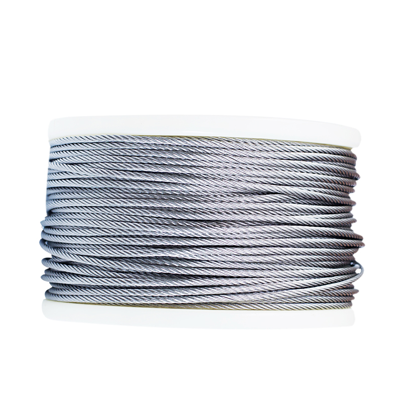 304不锈钢钢丝绳无磁细钢丝绳软1 1.5 2 3 4 5mm晾衣绳衣架钢丝