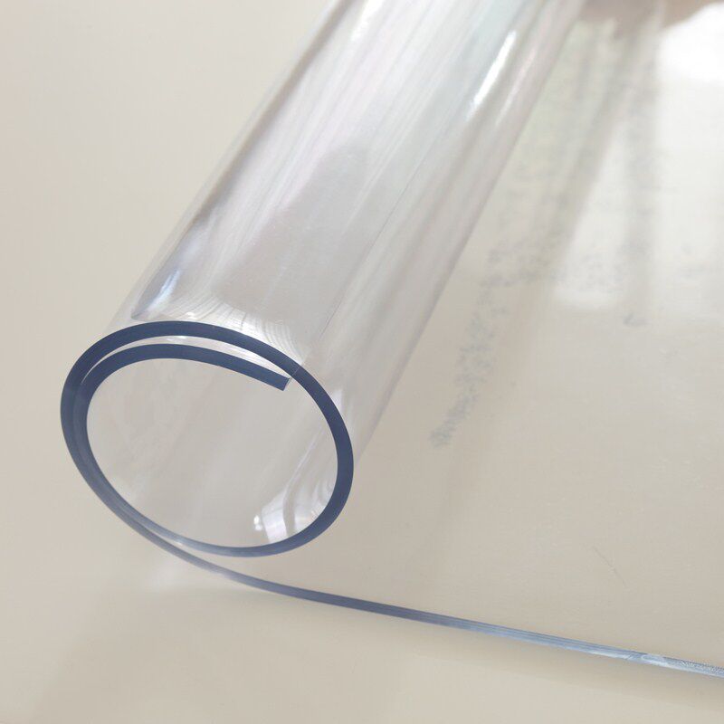 玻璃PVC桌布防水加厚透明5mm塑料铺桌子桌面垫子磨砂印花水晶板软