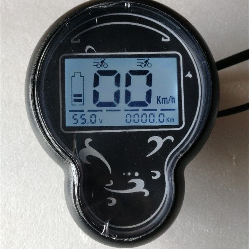 小龟电动车液晶仪表盘码表 数字电量显示累计里程48V60V72V配件