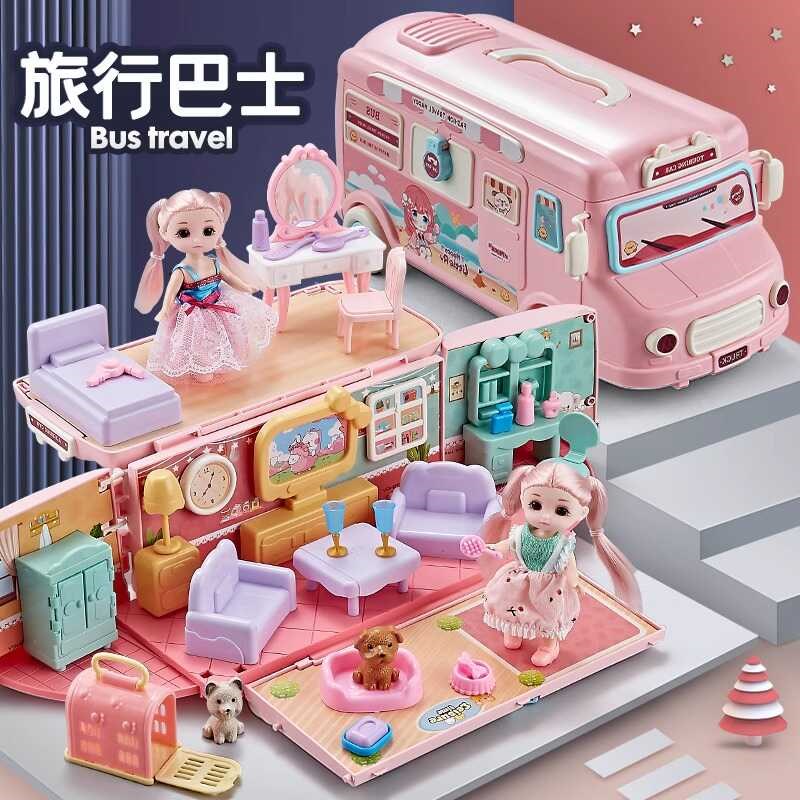 德国玩具女孩过家家公n主娃娃屋女童3-6岁7小女生子5儿童4生日礼