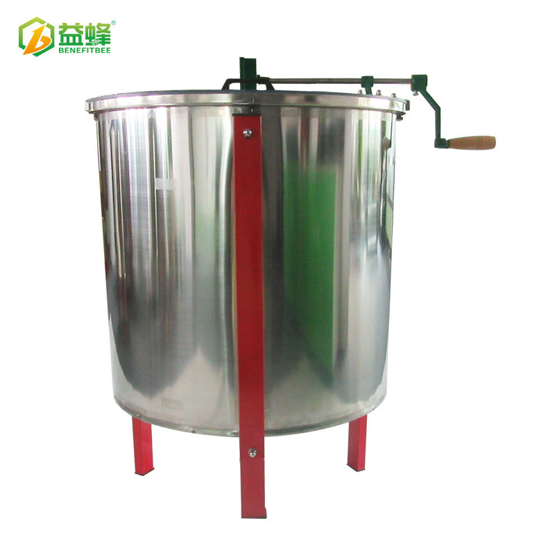 养蜂工具6框不锈钢摇蜜机手动离心机打蜜打糖机器蜜蜂桶原厂批发