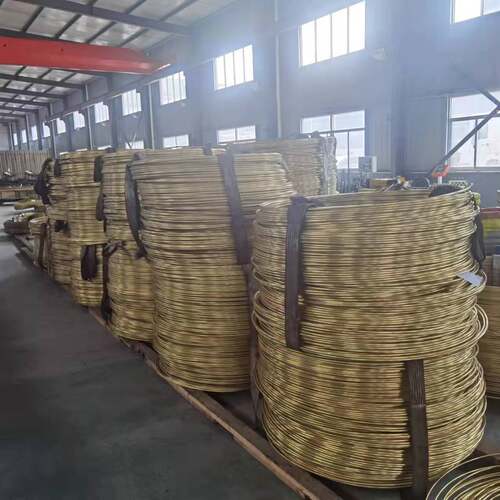 H63黄铜管硬态五金弹簧用H65黄铜套管精密切割链接线软态黄铜盘管