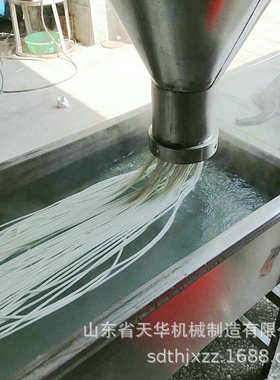 青海扁圆宽电热自熟流水线土豆粉机 梅花空心粉耗子机 带无矾工艺