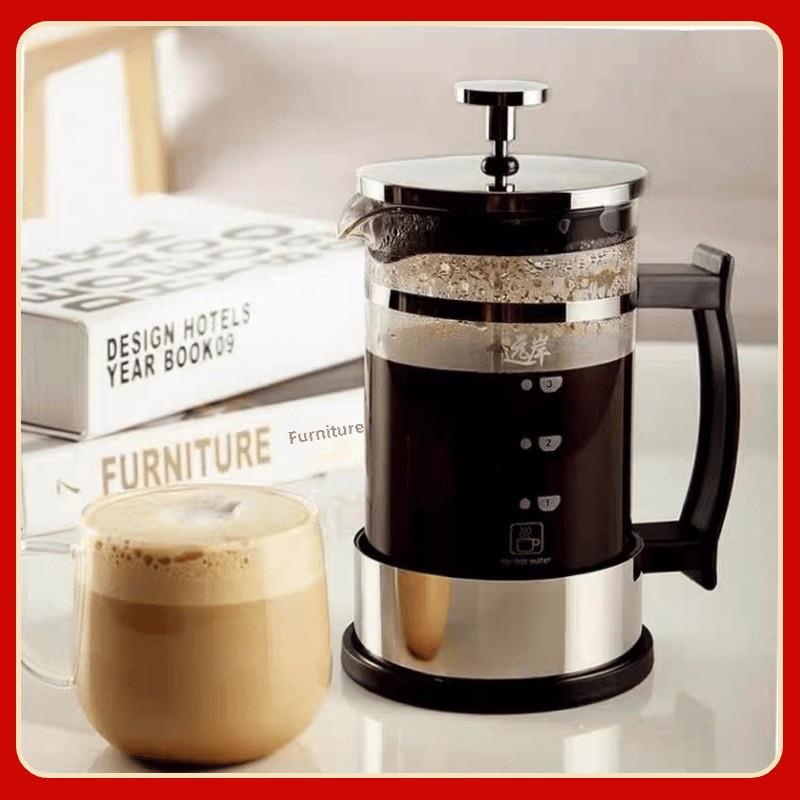 法式压滤咖啡壶家用手动茶过滤杯泡茶机法式咖啡压滤壶手煮咖啡壶