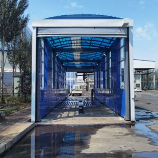 龙门摇摆带风干洗轮机渣土车洗车机 厂家全自动建筑工地洗车台