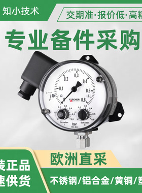 DS21010A20BK0W00U0005压力表FISCHER差压开关200-6000mbar指示灯