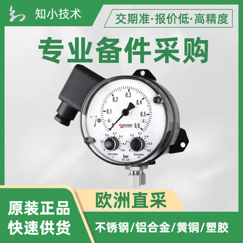 DS21010A20BK0W00U0005压力表FISCHER差压开关200-6000mbar指示灯