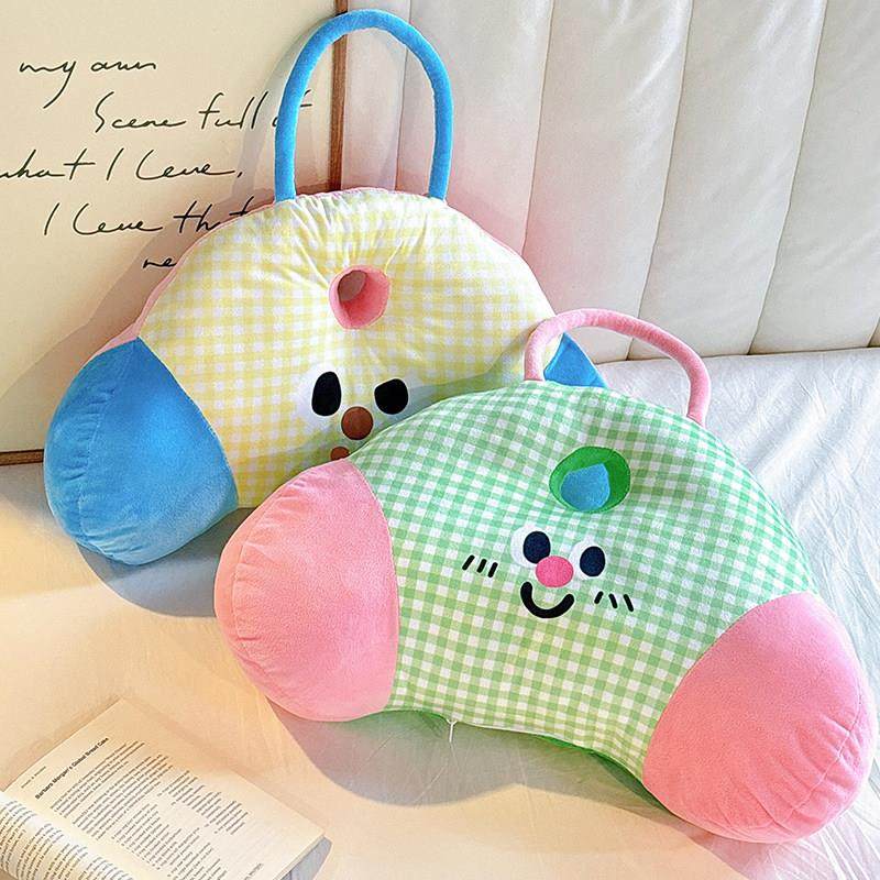 可爱卡通腰靠靠垫办公室工位久坐腰枕靠背垫椅子护腰靠枕午休抱枕,居家布艺,腰靠垫,淘宝优惠券,粉丝福利购,淘宝优惠卷