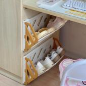 简约入户小窄鞋 架多层学生宿舍桌下出租房入户门口夹缝鞋 子置物架