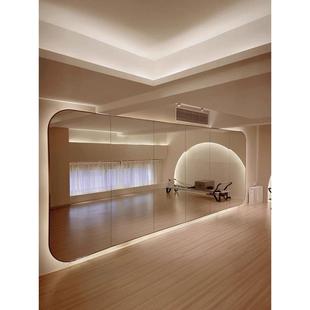 舞蹈教室镜子定制壁挂式玻璃全身大全面镜子身体家庭教室健身瑜伽