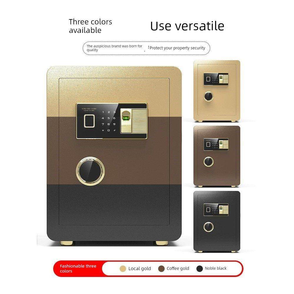 集文牌隐形小保险箱迷你指纹密码家用保险箱防火防盗保险箱,办公设备/耗材/相关服务,保险箱,淘宝优惠券,粉丝福利购,淘宝优惠卷