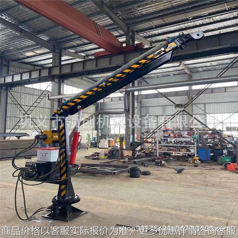 柴油动力随车全液压渔船用小型吊机捕鱼拉网伸缩臂码头甲板起重机,搬运/仓储/物流设备,起重机/吊车/吊机,淘宝优惠券,粉丝福利购,淘宝优惠卷