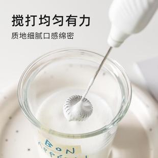 卡罗特电动打奶器家用牛奶打泡机咖啡搅拌棒奶盖打发器手持打蛋器