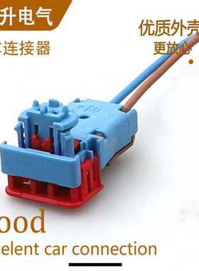 国产汽车线束插头2P/2孔蓝色连接器DJ7021Q-1-21接插件
