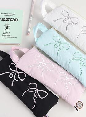 3egiz原创笔袋多巴胺简约蝴蝶结小众日系ins可爱少女太阳眼镜收纳