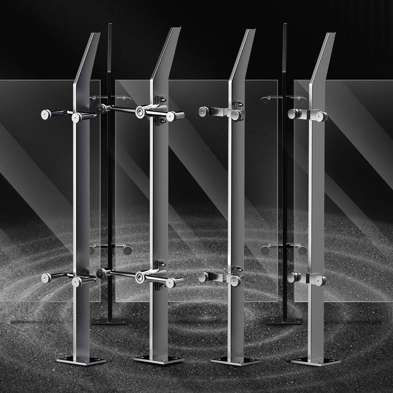 建鼎不锈钢立柱楼梯阳台扶手玻璃栏杆工程立柱非标定制护栏304201