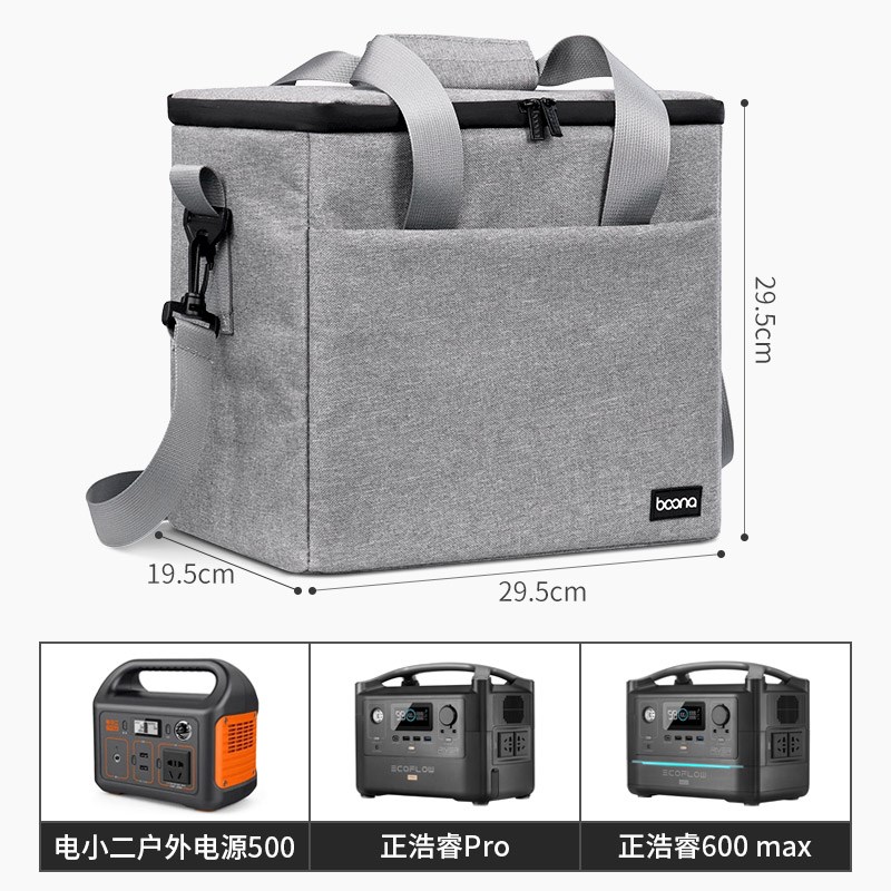 包纳户外电源收纳包适用于电小二户外500正浩睿Pro/600max 单肩手