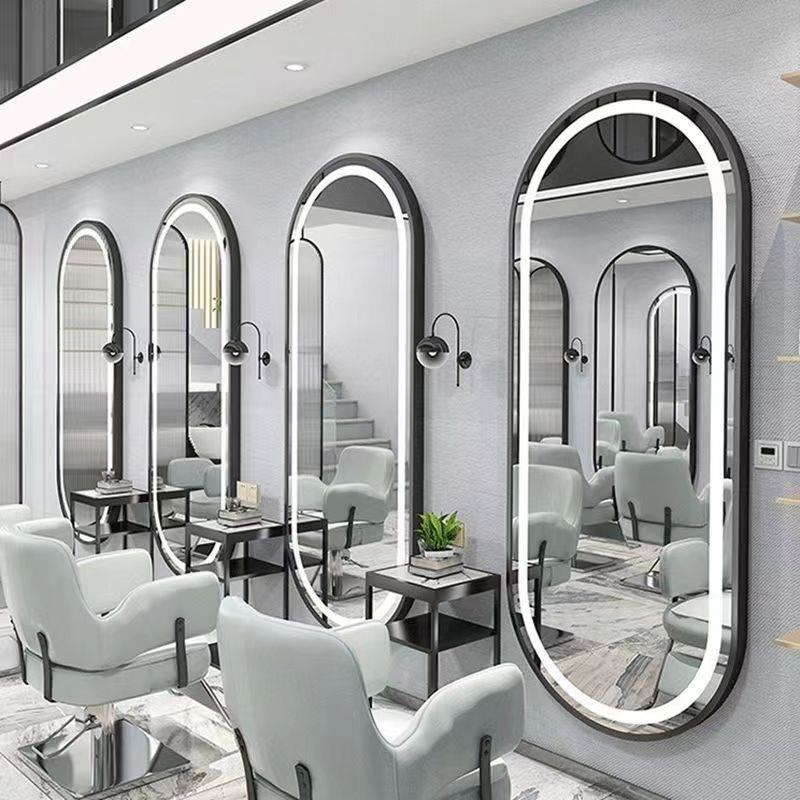 采购产品网络名人理发店镜子，发廊特别发廊镜子，Led灯，时尚单