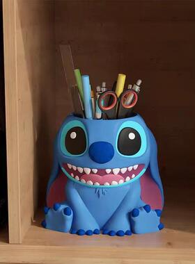 可爱的针笔架存储盒的儿童，女孩和男孩办公室桌面大容量装饰钟摆