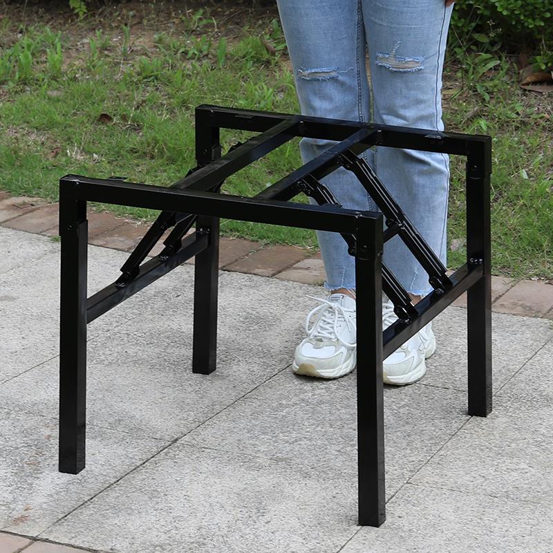 正方形方桌腿 支撑架 折叠桌子腿 桌架 桌腿架子 桌脚支架 桌子架