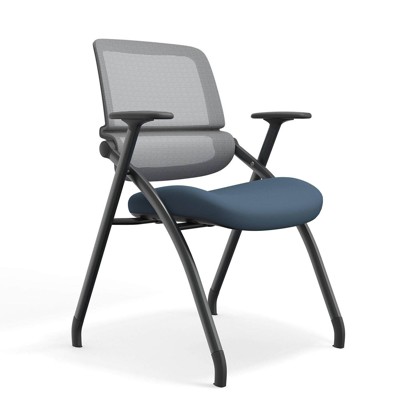 带写字板的折叠训练椅学生椅教职员椅桌椅综合会议椅电脑椅接待椅