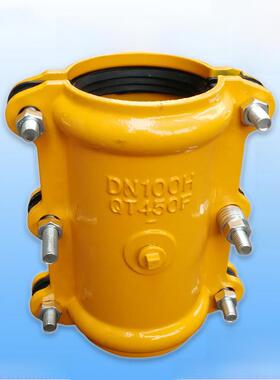 球墨铸铁开边抢修器水管快速堵漏管道抢修哈夫节补漏接头3寸4DN80