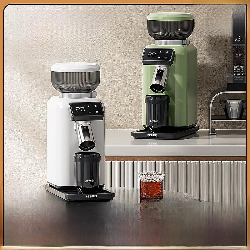 【热销】百翠Pe3788电动磨豆机全自动咖啡机家用小磨手磨粉