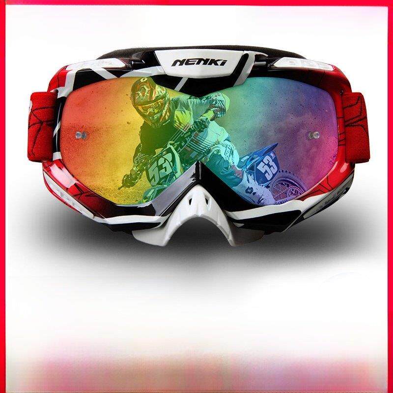 大型销售摩托车越野护目镜拉力赛滑雪鼻子保护户外自行车骑挡风玻